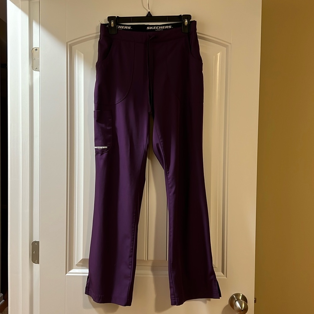 Sketchers scrub pants Eggplant